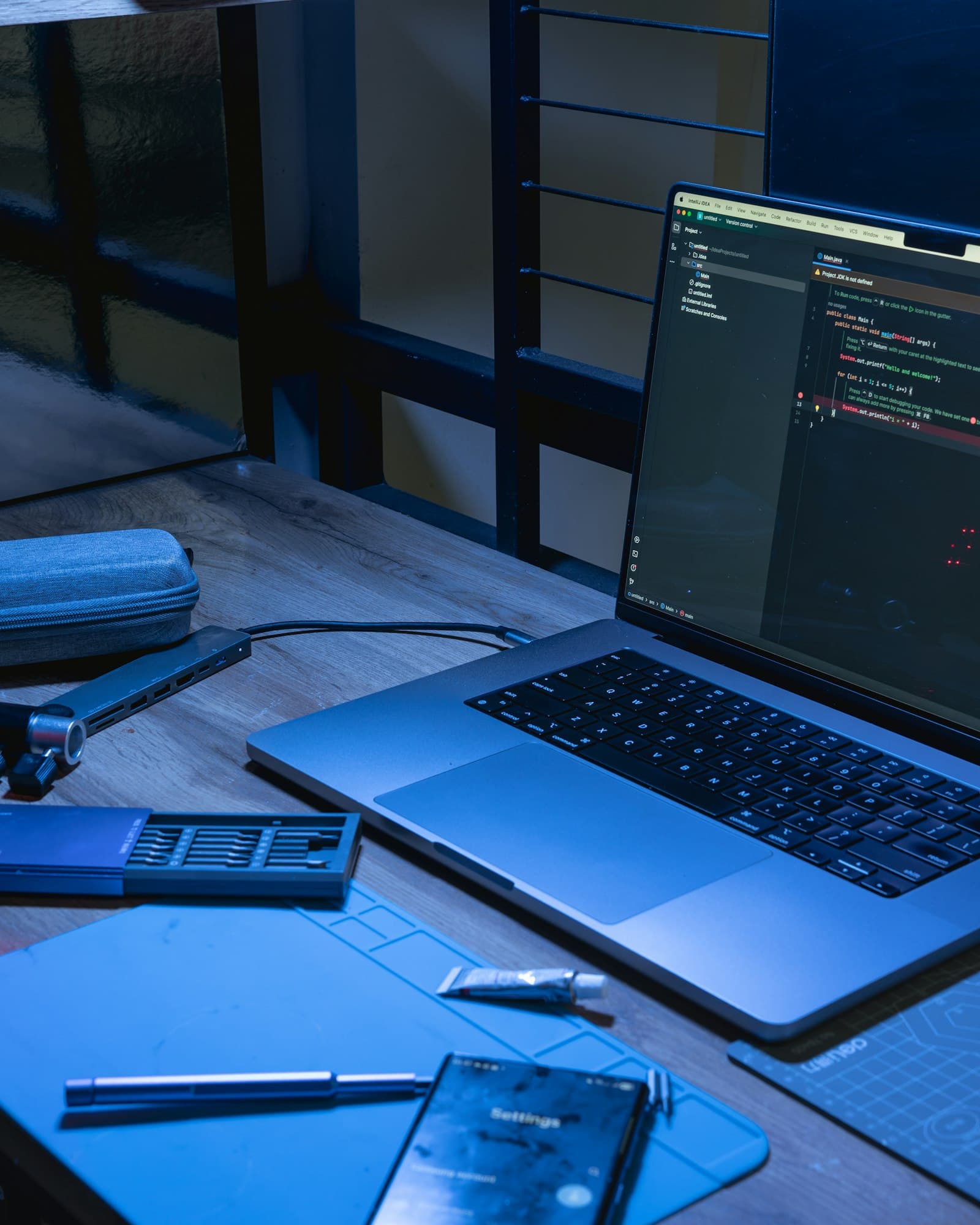 Workspace de développement - du code, des outils, une intention
